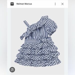 Habitual Girl's One-Shoulder Ruffle
Striped Dress, Size 12M